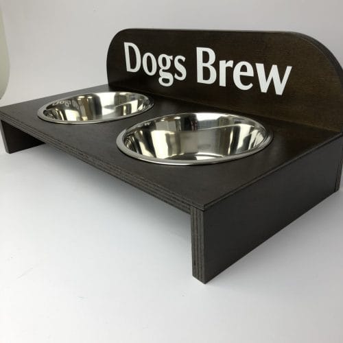 Dog food bowl holder online
