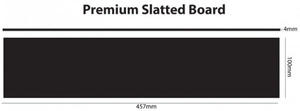 Chalkboard Slats Premium Slatted