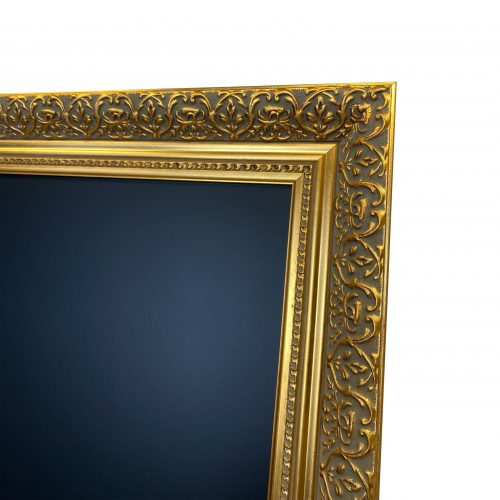 Large Easel with Gold Ornate Framed Chalkboard Close Up