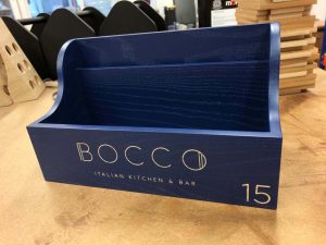 bocco kitchen and bar condienment holder