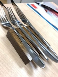custom cutlery block holder