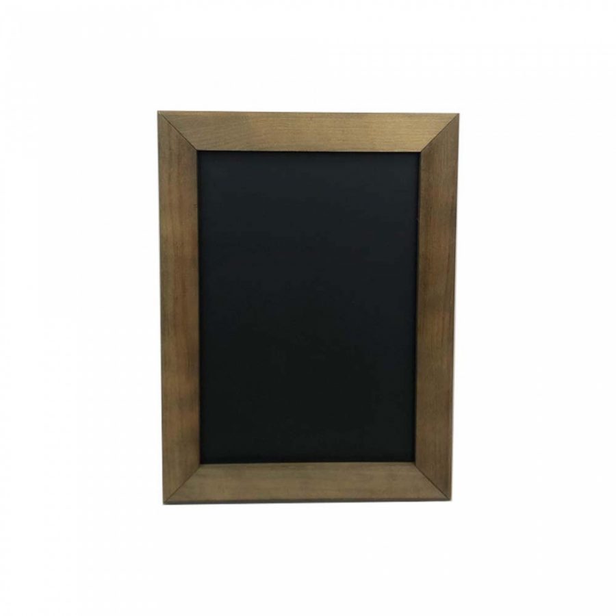 dark oak stain sliding wooden poster frame
