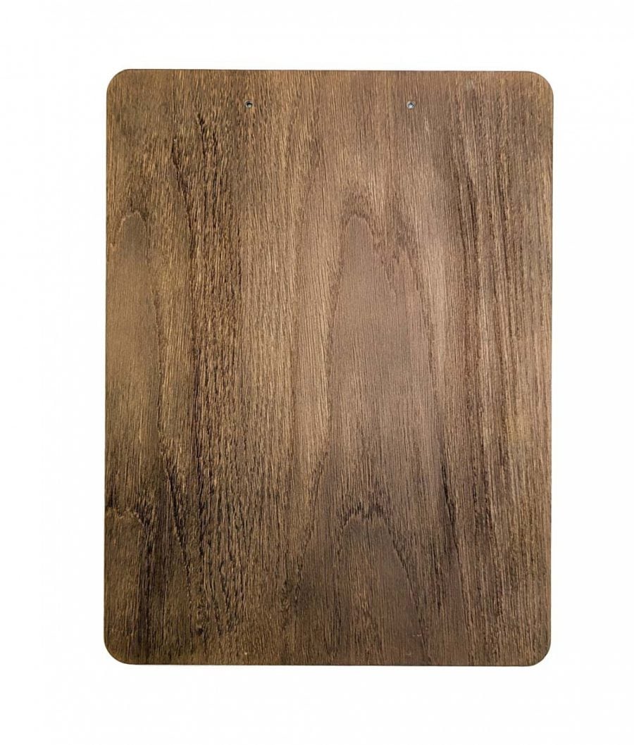dark oak stain wooden clipboards 1