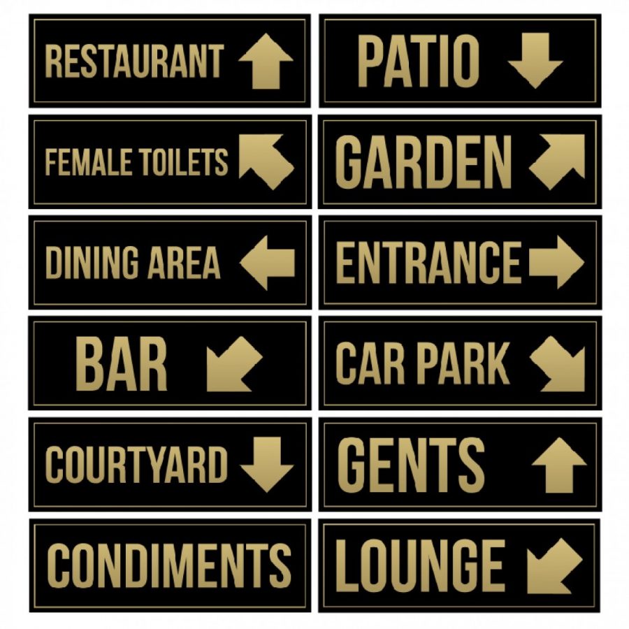 directional signs 8