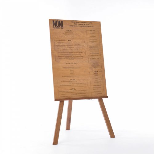 medium hardwood easel available with a1 double sided chalkboard 1