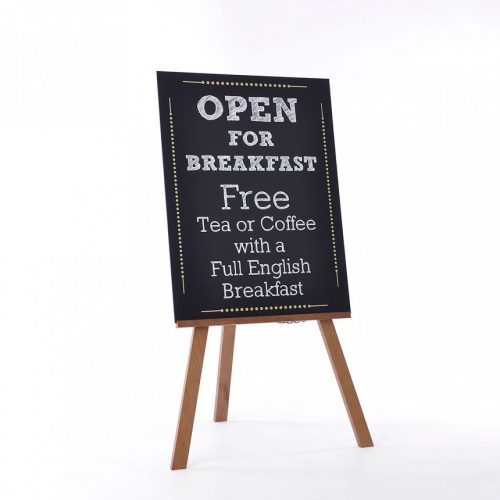 medium hardwood easel available with a1 double sided chalkboard 4