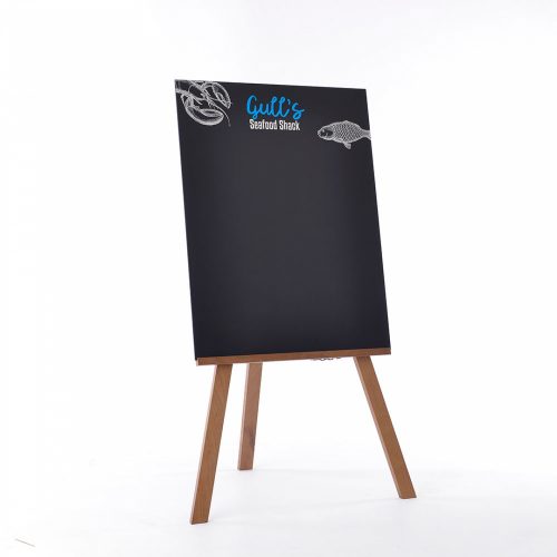 medium hardwood easel available with a1 double sided chalkboard
