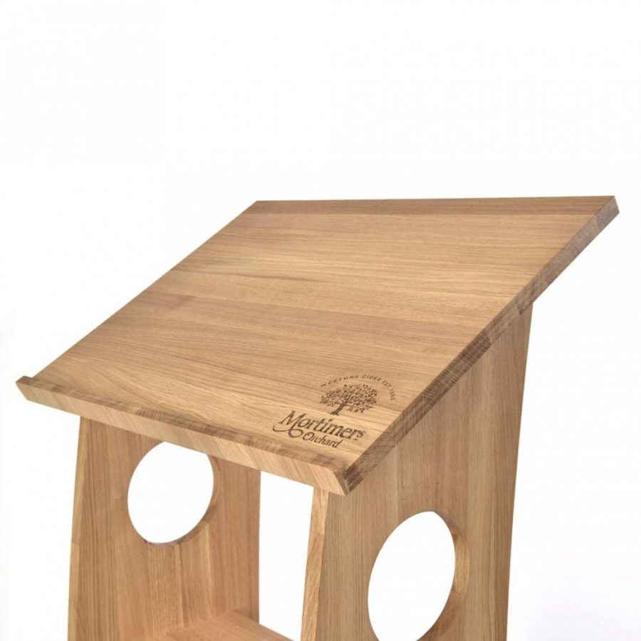 solid oak wooden lectern