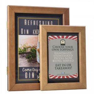 wooden hinged poster frames for walls