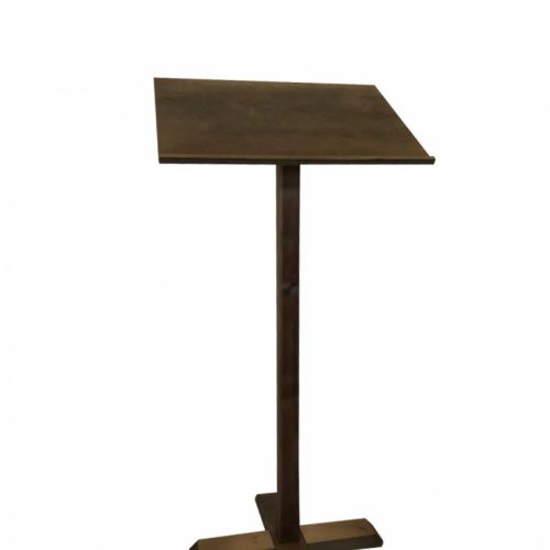 wooden menu lectern with optional ldquoseatingrdquo sign 4