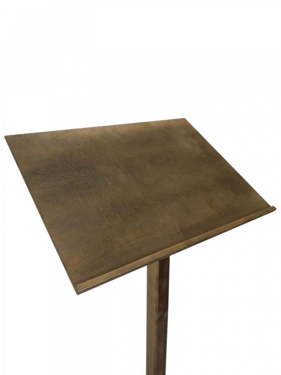 wooden menu lectern with optional ldquoseatingrdquo sign 5