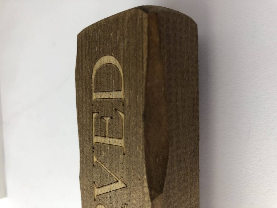 wooden reserved sign distressed finish 1